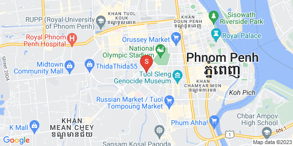 Carte de BKK 2, Boeng Keng Kang, Phnom Penh