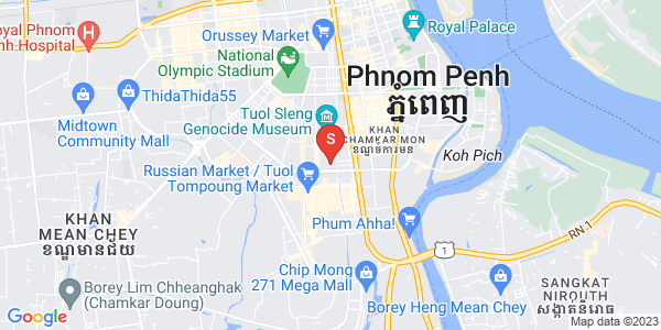 BKK 2, ボンケンコン, プノンペンの地図