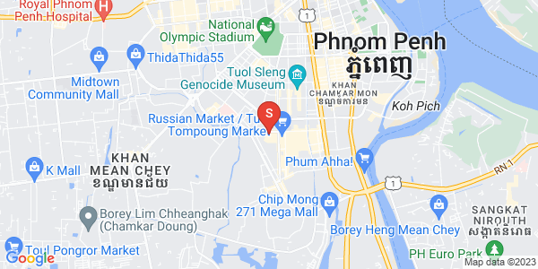 Map of BKK 3, Boeng Keng Kang, Phnom Penh