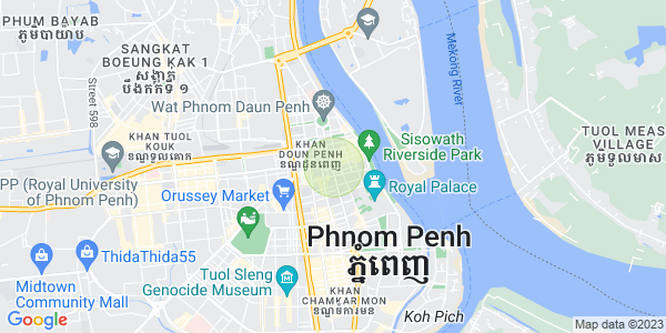 ផែនទី ចតុមុខ, ដូនពេញ, ភ្នំពេញ