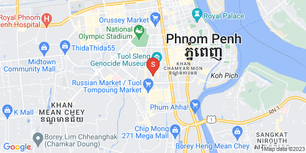 Mapa: BKK 3, Boeng Keng Kang, Phnom Penh