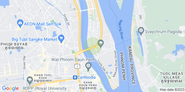 Mapa: Chroy Changvar, Phnom Penh