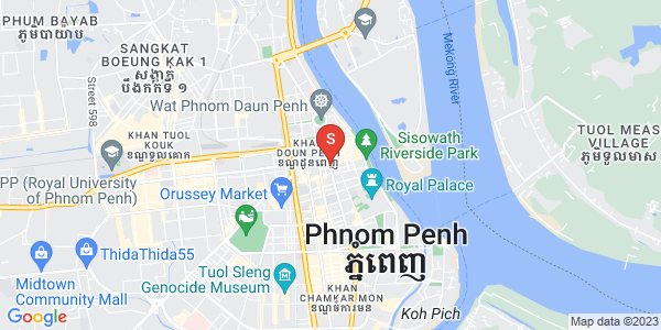 四臂湾分区, 隆边区, 金边地图