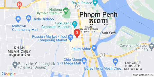 Carte de BKK 2, Boeng Keng Kang, Phnom Penh
