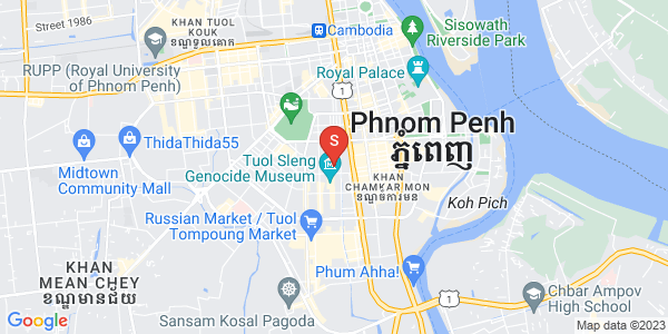 Mapa: BKK 1, Boeng Keng Kang, Phnom Penh