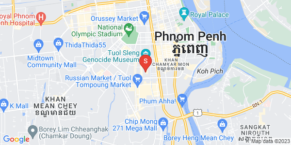 Map of BKK 2, Boeng Keng Kang, Phnom Penh