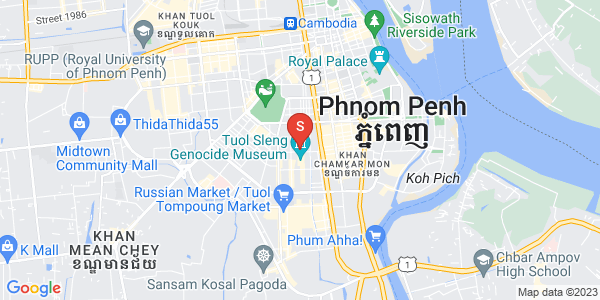 Mapa: BKK 1, Boeng Keng Kang, Phnom Penh