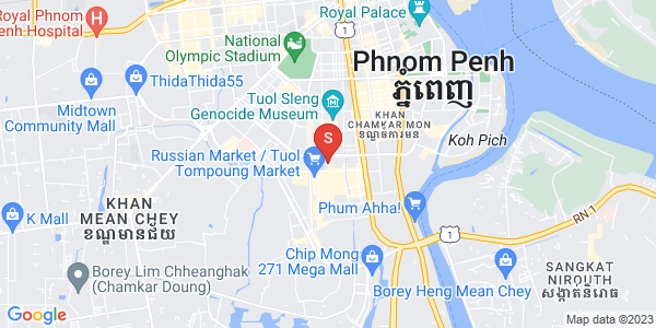 BKK 2, ボンケンコン, プノンペンの地図