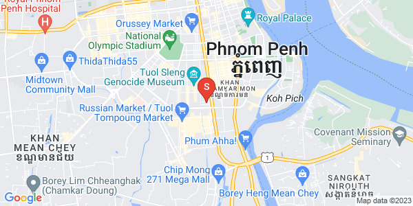 万景岗3分区（BKK3), 波哥堪, 金边地图