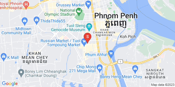 Map of BKK 1, Boeng Keng Kang, Phnom Penh