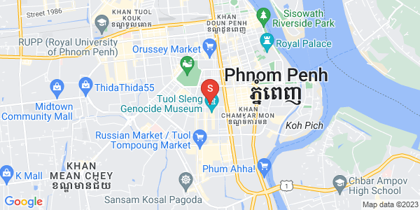 Mapa: BKK 1, Boeng Keng Kang, Phnom Penh