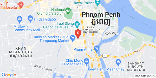 Mapa: BKK 2, Boeng Keng Kang, Phnom Penh