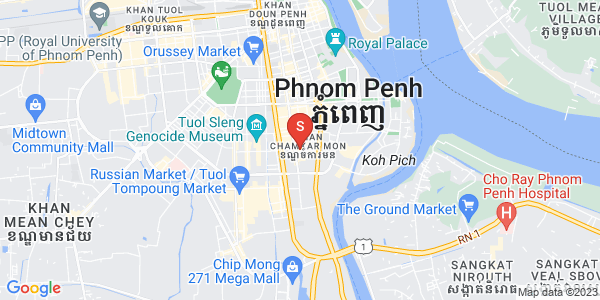 万景岗2分区（BKK2), 波哥堪, 金边地图