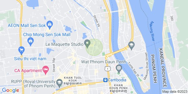 Map of Tuol Sangkae 2, Russey Keo, Phnom Penh