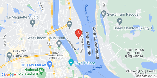 Map of Chroy Changvar, Phnom Penh
