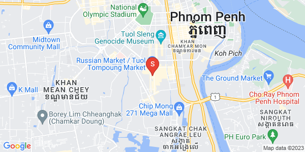 万景岗3分区（BKK3), 波哥堪, 金边地图