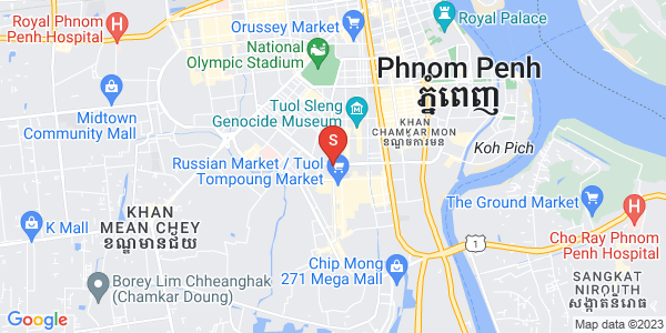 Mapa: BKK 3, Boeng Keng Kang, Phnom Penh