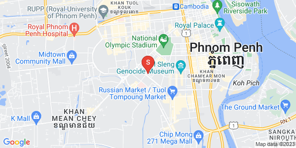 Mapa: Toul Svay Prey 1, Boeng Keng Kang, Phnom Penh