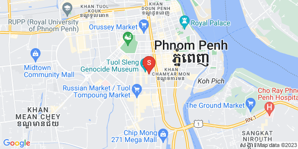 Mapa: BKK 1, Boeng Keng Kang, Phnom Penh