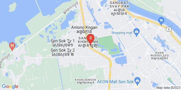 Map of Khmuonh, Sen Sok, Phnom Penh