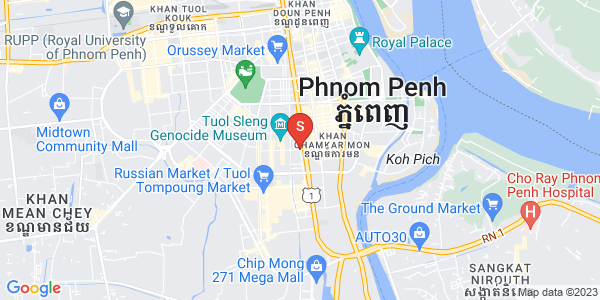 Map of BKK 3, Boeng Keng Kang, Phnom Penh