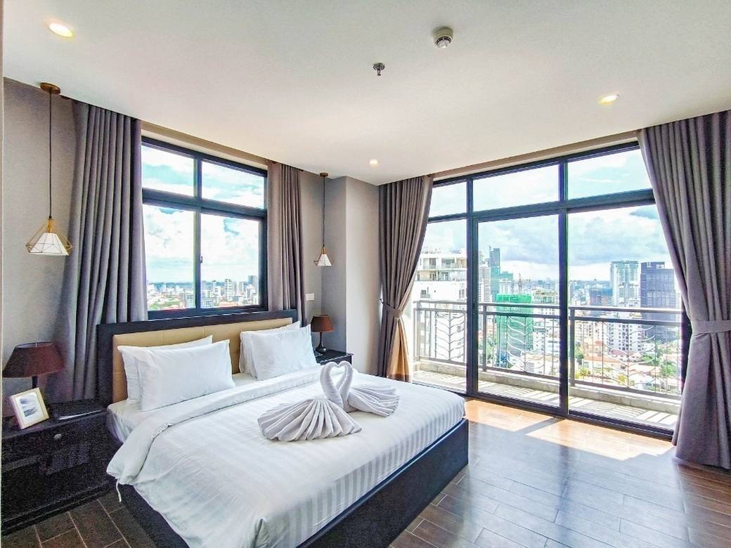 Apartmán se službami K pronájmu in Tonle Bassac, Chamkarmon, Phnom Penh