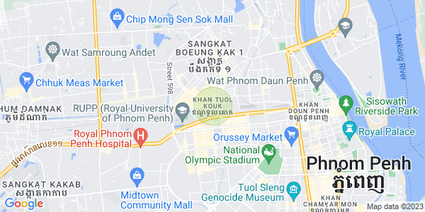 Map of Toul Kork, Phnom Penh