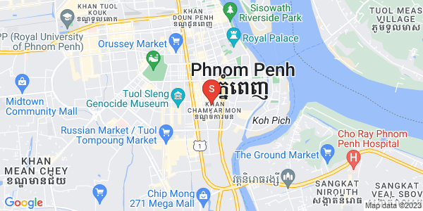 Mapa: BKK 1, Boeng Keng Kang, Phnom Penh