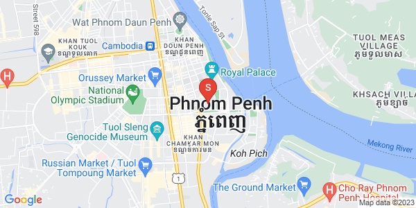 Map of Chakto Mukh, Daun Penh, Phnom Penh
