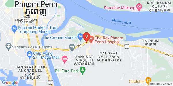Mapa: Nirouth, Chbar Ampov, Phnom Penh