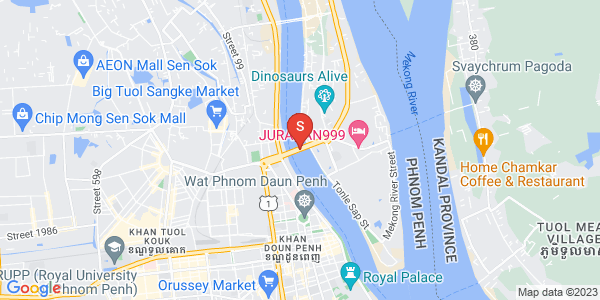 Mapa: Chroy Changvar, Phnom Penh