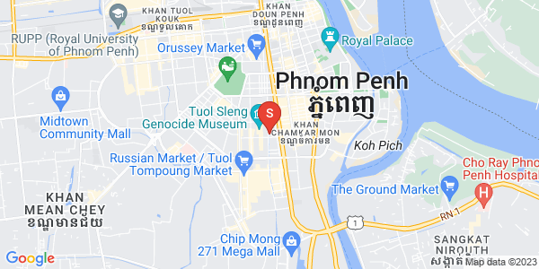 万景岗3分区（BKK3), 波哥堪, 金边地图
