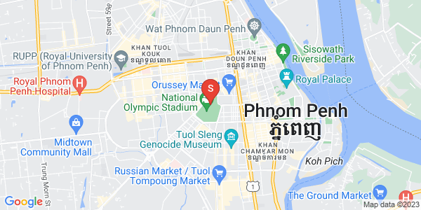 Mapa: Veal Vong, 7 Makara, Phnom Penh