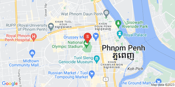 Mapa: Veal Vong, 7 Makara, Phnom Penh