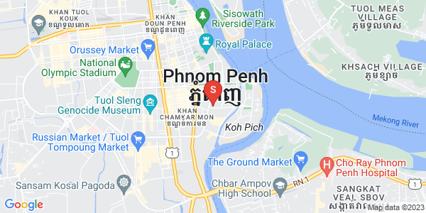 백색하구역, 짬까몬, 프놈펜 지도