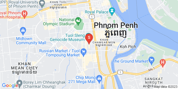 万景岗3分区（BKK3), 波哥堪, 金边地图
