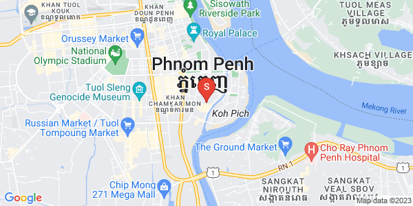 Carte de Tonle Bassac, Chamkarmon, Phnom Penh