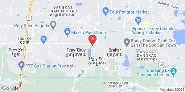 ផែនទី Ring road 2 50m, ជើងឯក, ដង្កោរ, ភ្នំពេញ
