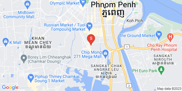 Mapa: Toul Tum Poung 1, Chamkarmon, Phnom Penh