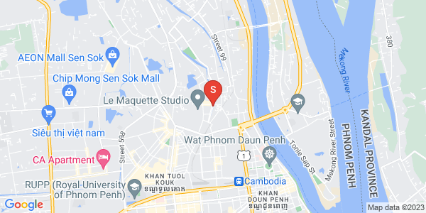 Carte de Chrang Chamres 2, Russey Keo, Phnom Penh