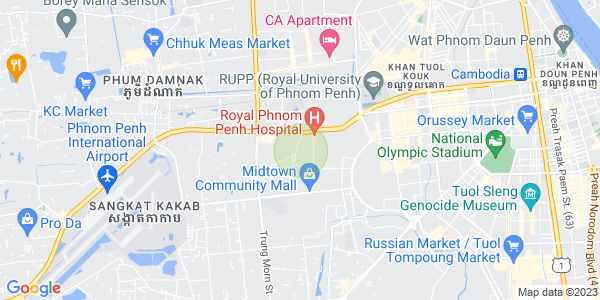 Map of Tuek Thla, Sen Sok, Phnom Penh