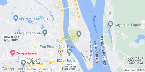 Carte de Chroy Changvar, Phnom Penh