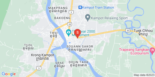 Mapa: Kampong Kandal, Kampot