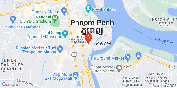 Mapa: BKK 1, Boeng Keng Kang, Phnom Penh