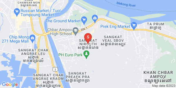 Mapa: ព្រែកបារាំង, Nirouth, Chbar Ampov, Phnom Penh