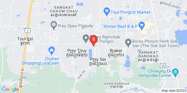 แผนที่ เจืองแอก, ดังกอ, พนมเปญ