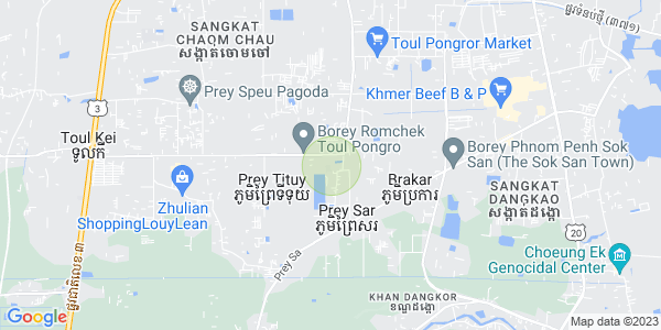 Map of Preaek Kampues, Dangkao, Phnom Penh