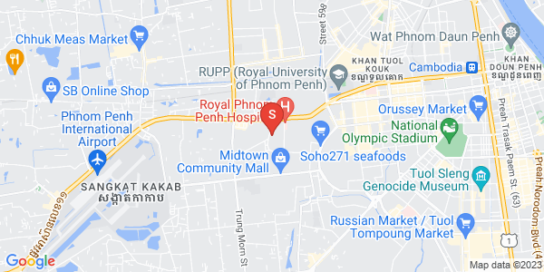 Mapa: Ngeap III Duong, Chaom Chau 1, Por Sen Chey, Phnom Penh