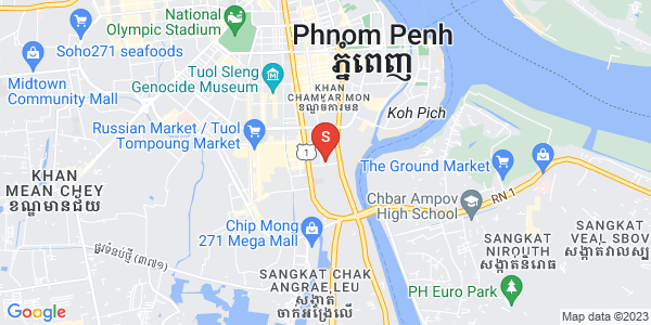 万景岗1分区（BKK1), 波哥堪, 金边地图