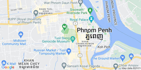 Map of BKK 2, Boeng Keng Kang, Phnom Penh